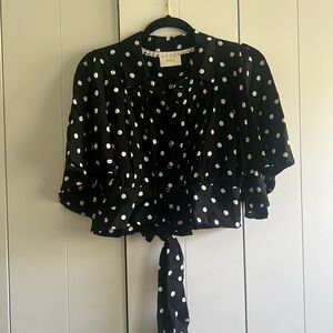 Maeve polka dot blouse Size 12
